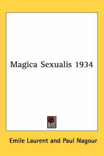 Magica Sexualis 1934