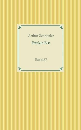 Cover image for Fraulein Else: Band 87