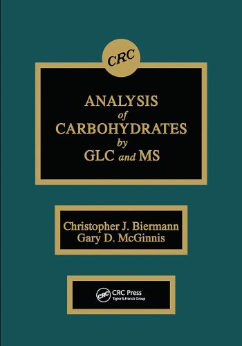 Cover image for Analysis of Carbohydrates by GLC and MS