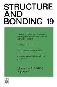 Cover image for Chemical Bonding in Solids