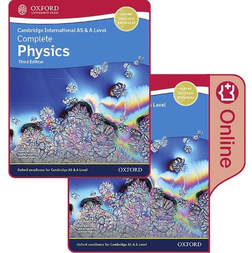 Cover image for Cambridge International AS & A Level Complete Physics Enhanced Online & Print Student Book Pack