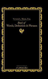 Cover image for Book of Words, Definitions, & Phrases