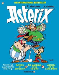 Cover image for Asterix Omnibus #6: Collecting Asterix in Switzerland, the Mansions of the Gods, and Asterix and the Laurel Wreath