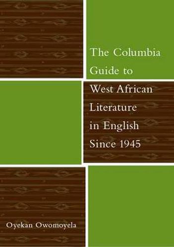 Cover image for The Columbia Guide to West African Literature in English Since 1945