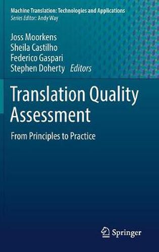 Cover image for Translation Quality Assessment: From Principles to Practice