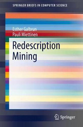 Cover image for Redescription Mining