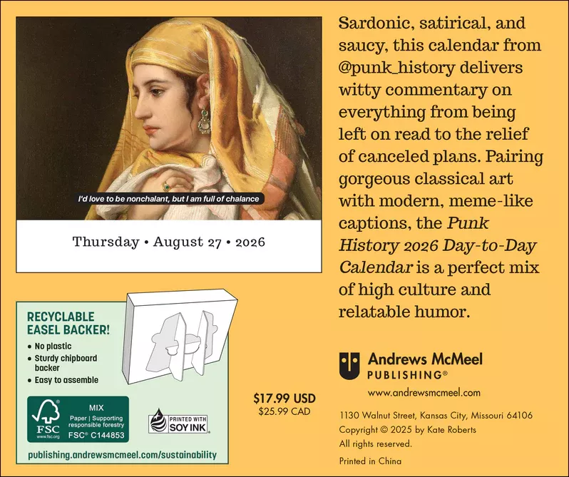 Punk History 2026 Day-to-Day Calendar