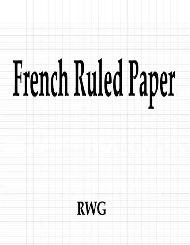 Cover image for French Ruled Paper