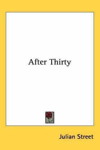 Cover image for After Thirty