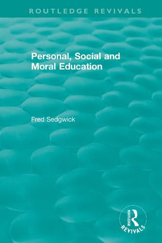 Cover image for Personal, Social and Moral Education