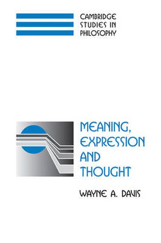 Cover image for Meaning, Expression and Thought