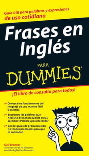 Cover image for Frases En Ingles Para Dummies