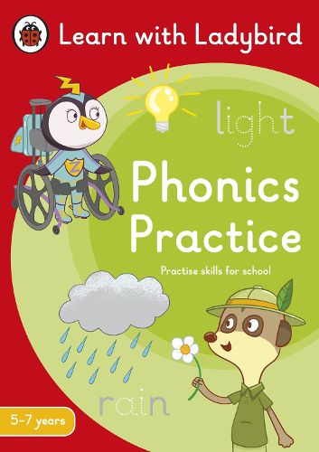 Cover image for Phonics Practice: A Learn with Ladybird Activity Book (5-7 years): Ideal for home learning (EYFS)