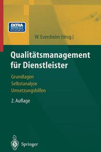 Cover image for Qualitatsmanagement fur Dienstleister: Grundlagen, Selbstanalyse, Umsetzungshilfen