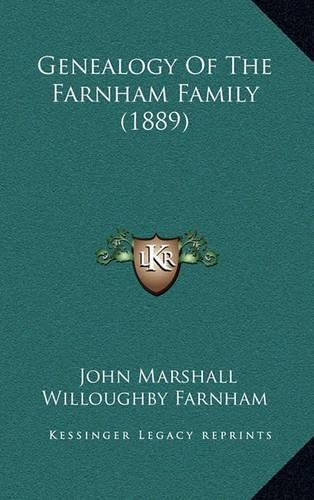 Genealogy of the Farnham Family (1889)