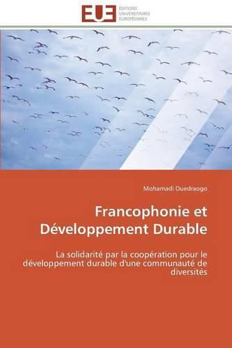 Cover image for Francophonie Et D veloppement Durable