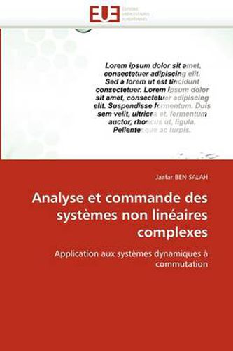 Cover image for Analyse Et Commande Des Syst Mes Non Lin Aires Complexes