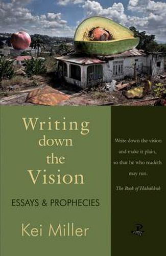 Cover image for Writing Down the Vision: Essays & Prophecies