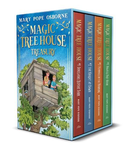 Cover image for Magic Tree House 1-4 Treasury Boxed Set