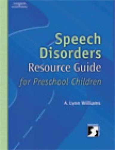 Cover image for Speech Disorders Resource Guide for Preschool Children