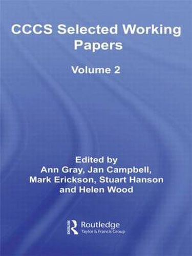 CCCS Selected Working Papers: Volume 2