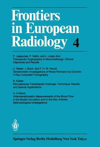 Cover image for Frontiers in European Radiology