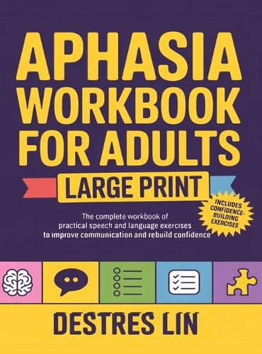 Cover image for Aphasia Workbook For Adults - Large Print