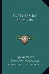 Cover image for Forty Family Sermons