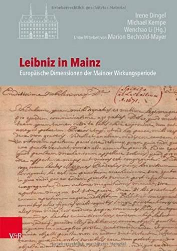 Cover image for Leibniz in Mainz: Europaische Dimensionen der Mainzer Wirkungsperiode