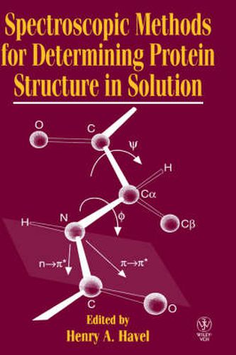 Cover image for Spectroscopic Methods for Determining Protein Structure in Solution