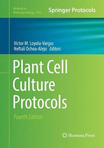 Cover image for Plant Cell Culture Protocols