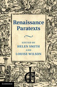 Cover image for Renaissance Paratexts