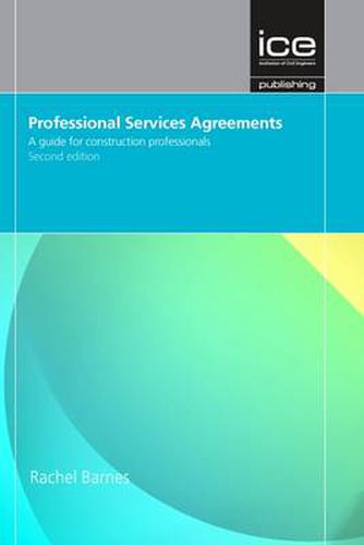 Cover image for Professional Services Agreements Second edition: A Guide for Construction Professionals