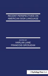 Cover image for Recent Perspectives on American Sign Language