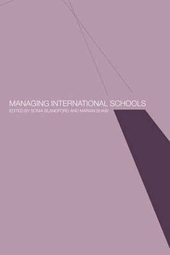 Cover image for Managing International Schools