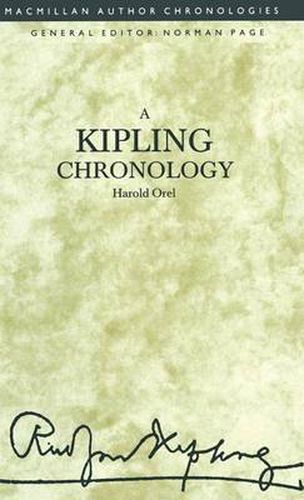 A Kipling Chronology