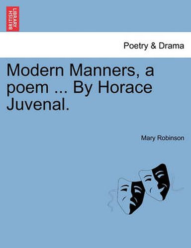 Cover image for Modern Manners, a Poem ... by Horace Juvenal.