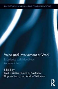 Cover image for Voice and Involvement at Work: Experience with Non-Union Representation