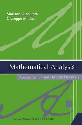 Cover image for Mathematical Analysis: Approximation and Discrete Processes