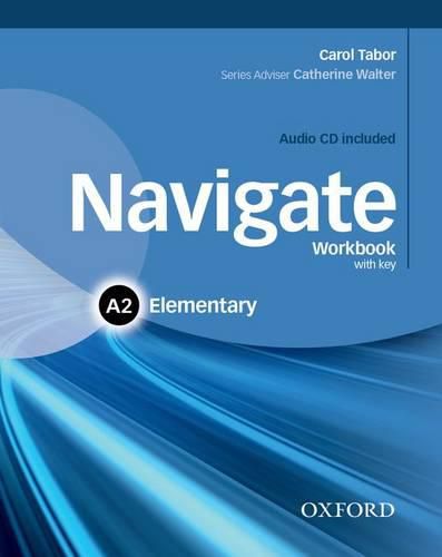 Cover image for Navigate: A2 Elementary: Workbook with CD (with key)