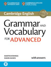 Cover image for Grammar and Vocabulary for Advanced Book with Answers and Audio: Self-Study Grammar Reference and Practice