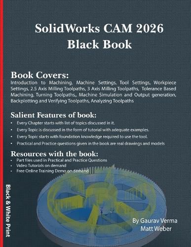 Cover image for SolidWorks CAM 2026 Black Book