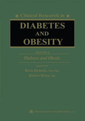 Cover image for Clinical Research in Diabetes and Obesity, Volume 2: Diabetes and Obesity