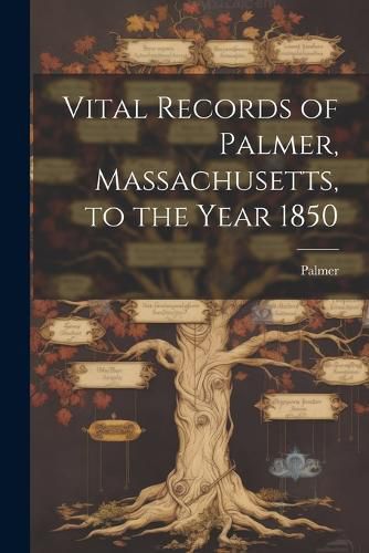 Cover image for Vital Records of Palmer, Massachusetts, to the Year 1850