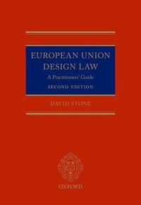 Cover image for European Union Design Law: A Practitioners' Guide