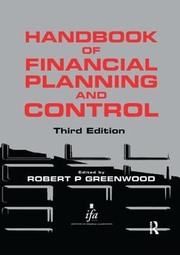 Cover image for Handbook of Financial Planning and Control