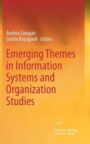 Cover image for Emerging Themes in Information Systems and Organization  Studies