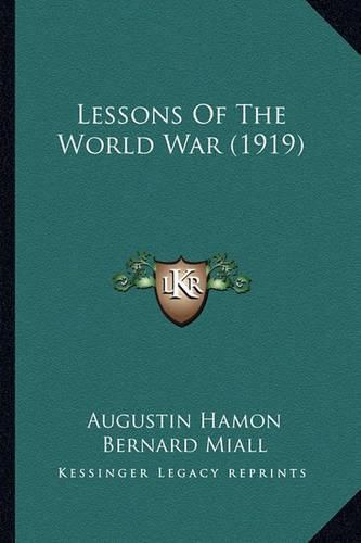 Lessons of the World War (1919)