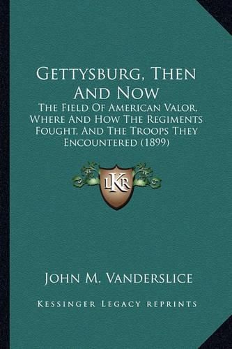 Cover image for Gettysburg, Then And Now