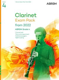 Cover image for Clarinet Exam Pack from 2022, ABRSM Grade 4